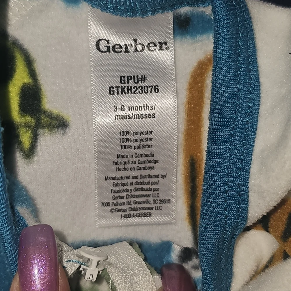 Gerber adorable footie
